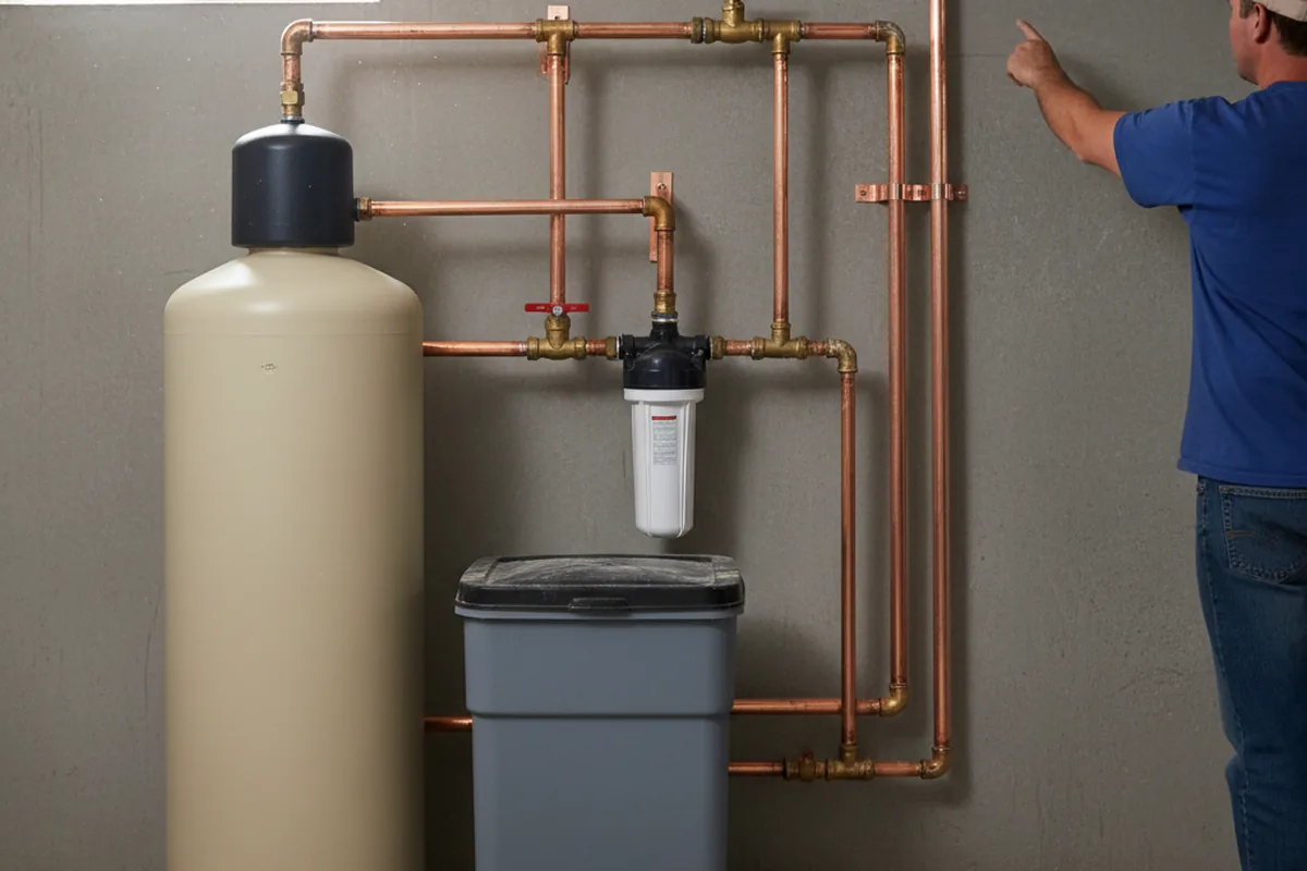 Whole-house water treatment system installed in Creighton